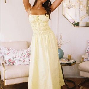 Princess Polly loralei maxi dress yellow